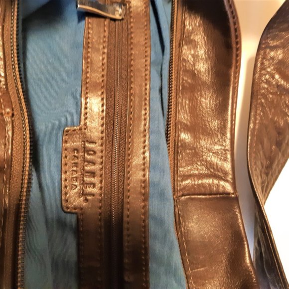 Joanel Chocolate Brown Leather Bag + Scarf 🎁 - Picture 8 of 15